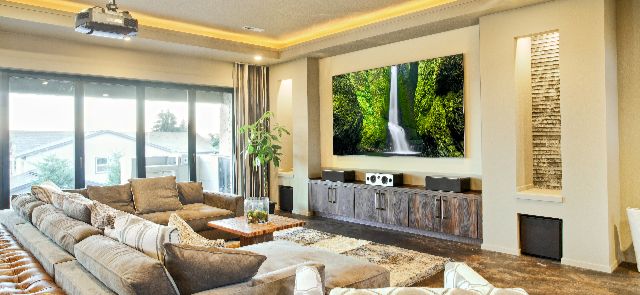 Media Rooms With Windows And Window Coverings